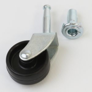 Black Nylon Wheel Castors and Sockets